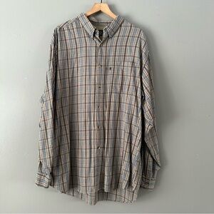 Guide Series Button Down Long Sleeve | Blue‎ + Tan